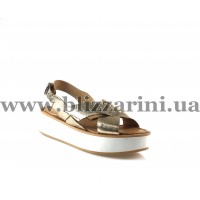 Босоніжки 23-240 gold золото кожа л