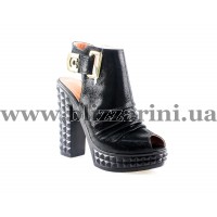 Босоніжки 241-934 16Y byn 55 siyah simli deri черные л
