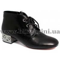 Ботильоны JH179H-R3-YP237  black кожа  бот