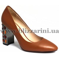 Туфлі JH167-R1-YP210  brown кожа  туф