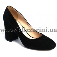 Туфлі JH127-A2-YJ01  black замш  туф