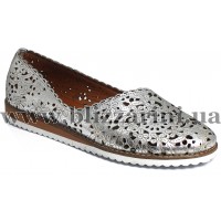  0407-58.92 37  silver leather серебро кожа  л-т