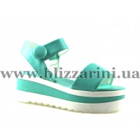 Босоніжки B402-M948-5 кожзам green кожа л