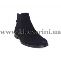 Ботинки 3254 синий велюр бот