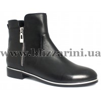 Ботинки H06-0200-S200B  black кожа  бот