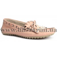 Мокасины, слипоны C2-0723   pudra suet розовый замш/кожа  туф