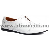  0106-523  white leather кожа  туф