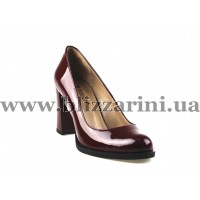 Туфлі 123-015 bordeaux patent бордовый лак т