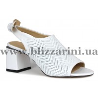 Босоніжки 479 201 (БОЛ Р)  белая  кожа  л