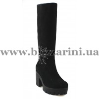 Сапоги 427-661 (полн шерсть) 16K pelus cizme 45 siyah suet