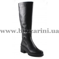 Сапоги C2155-17-811F-736 (мех 4) black кожа з