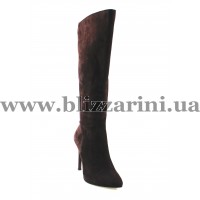 Сапоги K2430-908-603 dk.brown замш ос