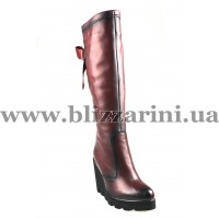 Сапоги 103-5698 KRK (полн мех) 16К kurklu byn 04 bordo deri