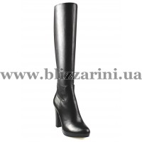 Сапоги K2483-203-227 black кожа ос