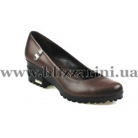 Туфлі 12 L63 02-472 (бол разм) коричневая кожа т