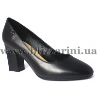Туфлі A358-83-1  black кожа  туф