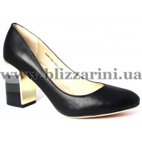 Туфлі 7A366-E395-Y303A  black кожа  туф