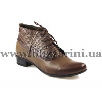Ботинки 84 11-102-F (бол разм) коричневая кожа бот