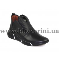 Ботинки 742-641 16K msn 01.35 siyah deri siyah rgn черная кожа бот