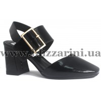 Босоніжки ZR1026-6F  black лак  л-т