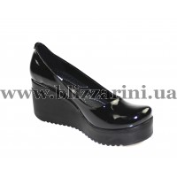  D16KA-0501 black patent leather черный лак т