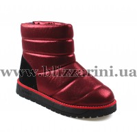 Угги, дутики 724 (прес) (полн искус мех) red бот з