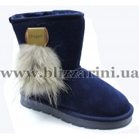 Угги, дутики SJN 8661-3 прес blue бот з