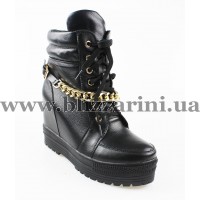 Ботинки Z096A-F531 прес black кожа бот