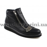 Ботинки 709  26 S.A black кожа бот