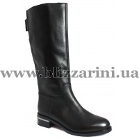 Сапоги 7E732H-YS3581-014BM (мех 4)  черная кожа  зима