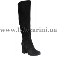 Сапоги 7-228-1B (мех 4)  коричневый замш  зима