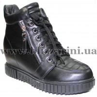 Снiкерси 8507 (прес) черная кожа (-10-) бот