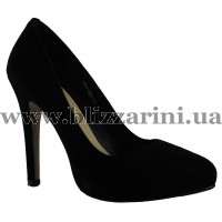 Туфлі 1D53-8005-C9 black замш т