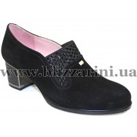 Туфлі 6112-D364-1/C047 black замш т