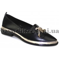Туфлі 136 D17YA-3155 siyah faber-dore черная кожа т
