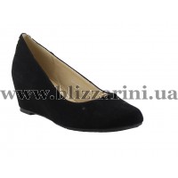 Туфлі E1526-6229-918+105 black замш  т