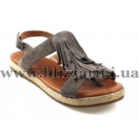 Сандалии S17-1112 vizon suede серый замш л