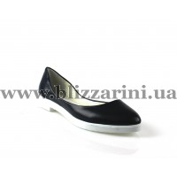 Балетки 72511010/1 синяя кожа т