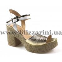 Босоніжки 0460-191 18Y woman 31 gold white leather бел/золото кожа л