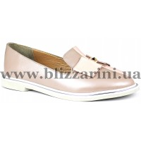 Туфлі 900 vizonpudra  розовая+бежевая кожа  туф