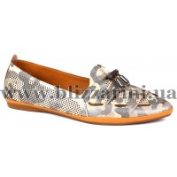 Балетки 0471-300 19Y 260 powder camouflage  розовая кожа  туф
