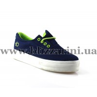  B-07 кож-зам blue текстиль т