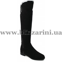 Ботфорты Z83-32R-R019C black замш ос