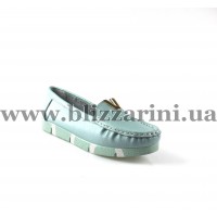 Мокасины, слипоны 6119 прес azure кожа т