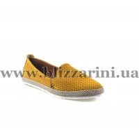 Мокасины, слипоны 1508-4 прес yellow замш л-т
