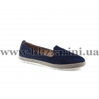 Еспадриліі 1508-4 прес dark blue замш л-т