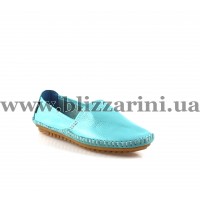 Мокасины, слипоны 219-1 прес l.blue кожа т