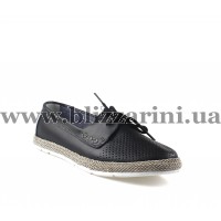 Мокасины, слипоны 519-2-1 прес black кожа л-т