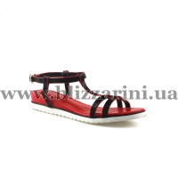 Сандалии BL33-D224 кож-зам  black кожа л