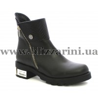 Ботинки 0090-9088-1044 17K 304,367 black leather black sneak leather